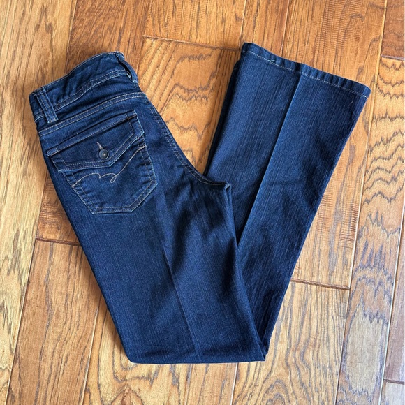 Nine West Flare Jeans Dark Wash Size 6 - Picture 5 of 5